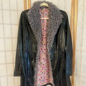 Charlotte Simone Black Leather Jacket